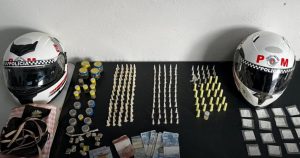200 porções de drogas prontas para a venda