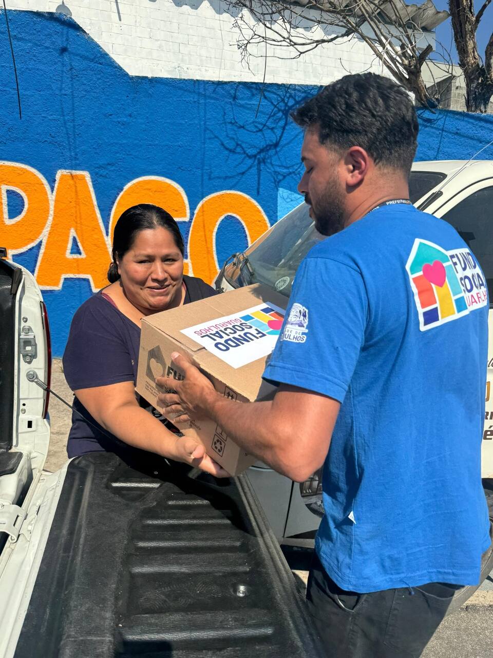 Cesta Básica distribuição Fundo Social