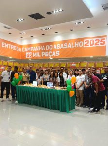 Doação campanha de agasalho