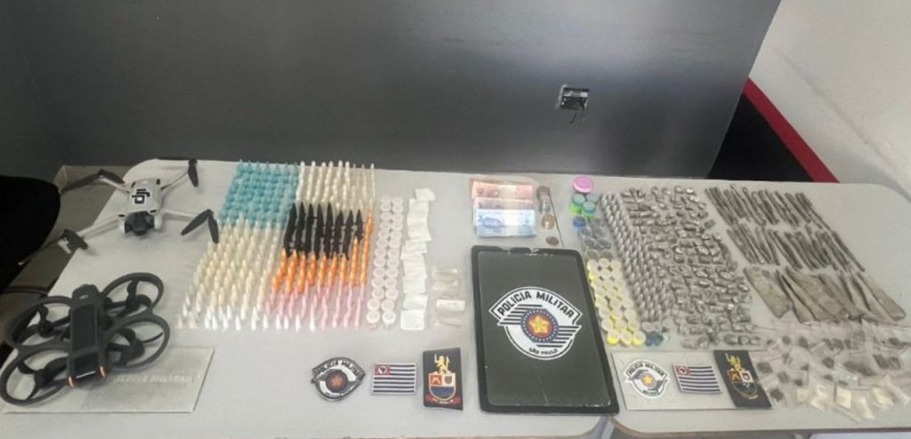 Traficante de drogas preso PMESP