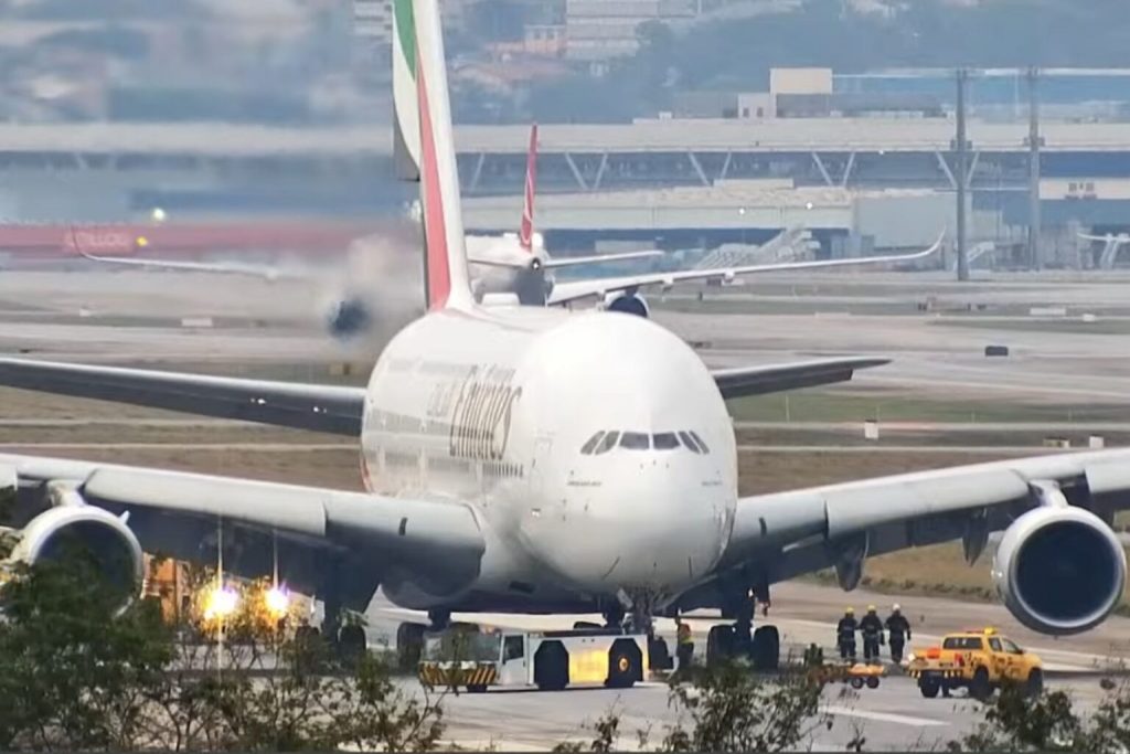 maior avião do mundo aeroporto guarulhos