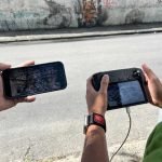 operação de drones