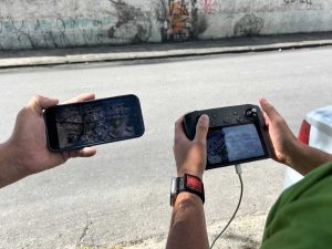 operação de drones