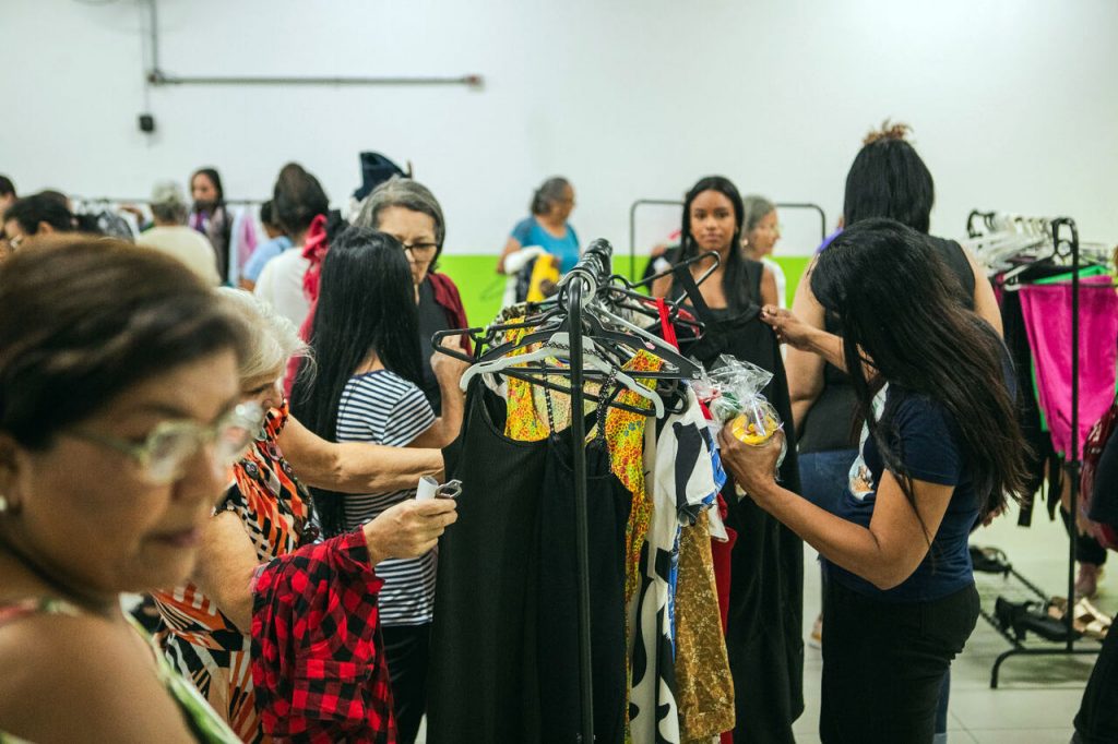 Foto: Bazar solidário