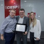 Sérgio Matos e Maurício Colin, do Ciesp Guarulhos