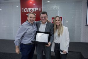 Sérgio Matos e Maurício Colin, do Ciesp Guarulhos