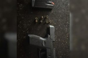 pistola homem detido por porte ilegal