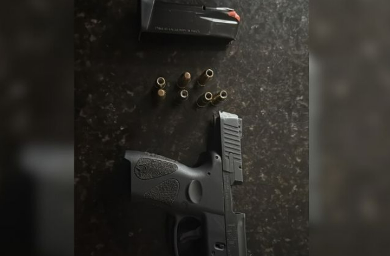 pistola homem detido por porte ilegal