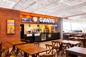 restaurante Giraffas no Aeroporto de Guarulhos
