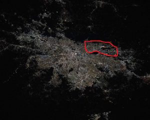 Guarulhos e São Paulo vistos da Estação Espacial Internacional