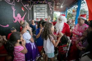 Parques Chico Mendes e Fracalanza recebem Papai Noel