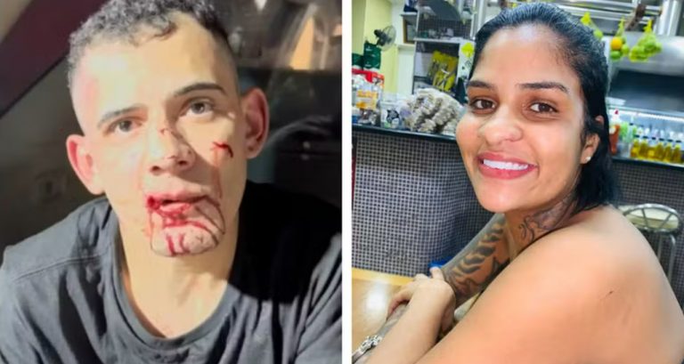 douglas alves da silva atropela e arrasta ex