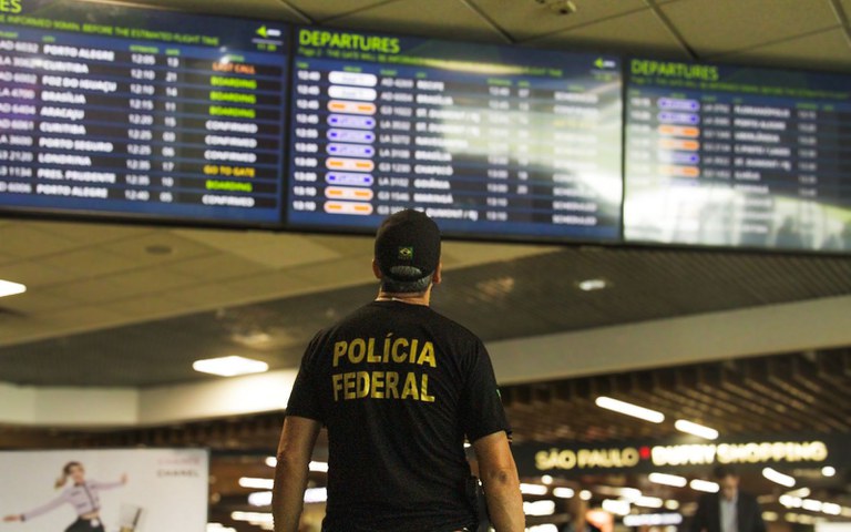PF no Aeroporto de Guarulhos