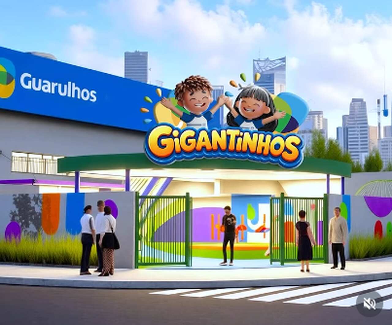 desenho creches gigantinhos
