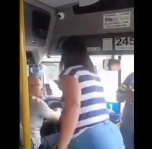 motorista agredido em ônibus