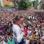 protestos contra fraude eleitoral na Venezuela