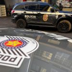 viaturas da Polícia Militar e da Polícia Civil