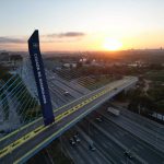 Vista aérea, Viaduto Cidade de Guarulhos