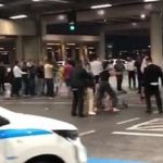 briga motorista e taxistas no aeroporto