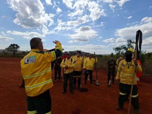 brigadistas de incêndios a florestas