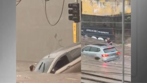 enchente em Guarulhos