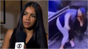 Byanca Aparecida dos Santos, mulher agredida em elevador