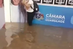 alagamento na Câmara de Guarulhos