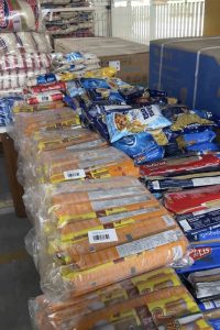 alimentos doados no GinkEniac 2026