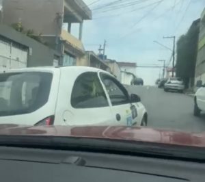 batida de carro da Sabesp