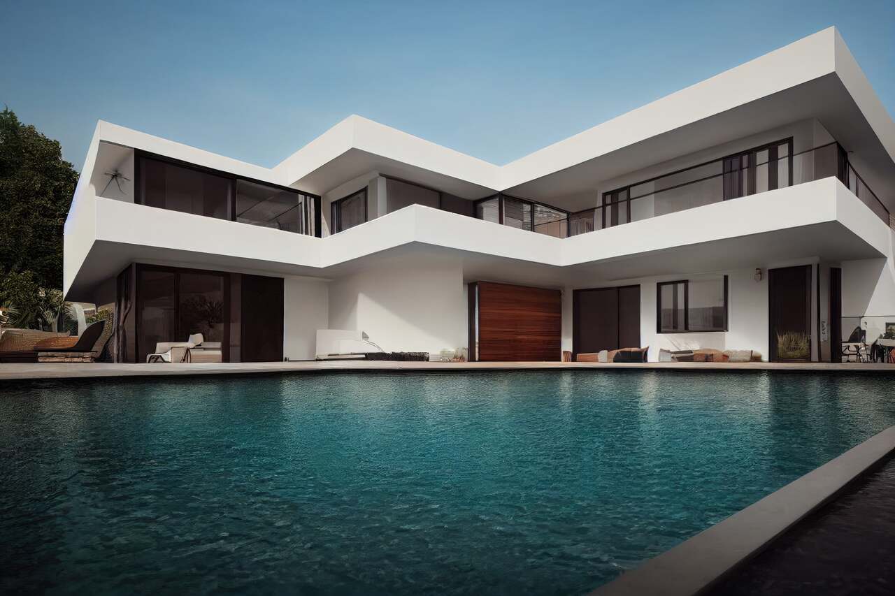 mansão, casa de alto padrão