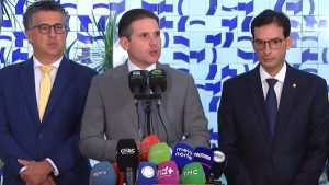 Alencar Santana, Hugo Motta e Leo Prates