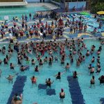 idosos para piscina
