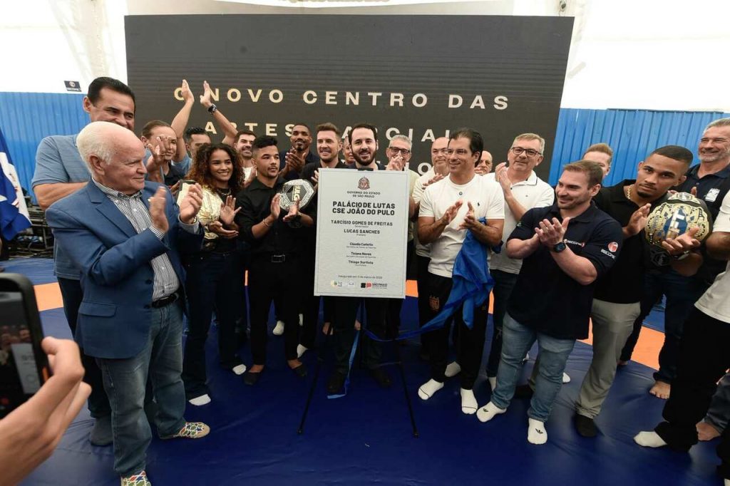 inauguração do Palácio das Lutas