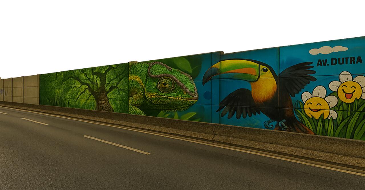 mural na Via Dutra