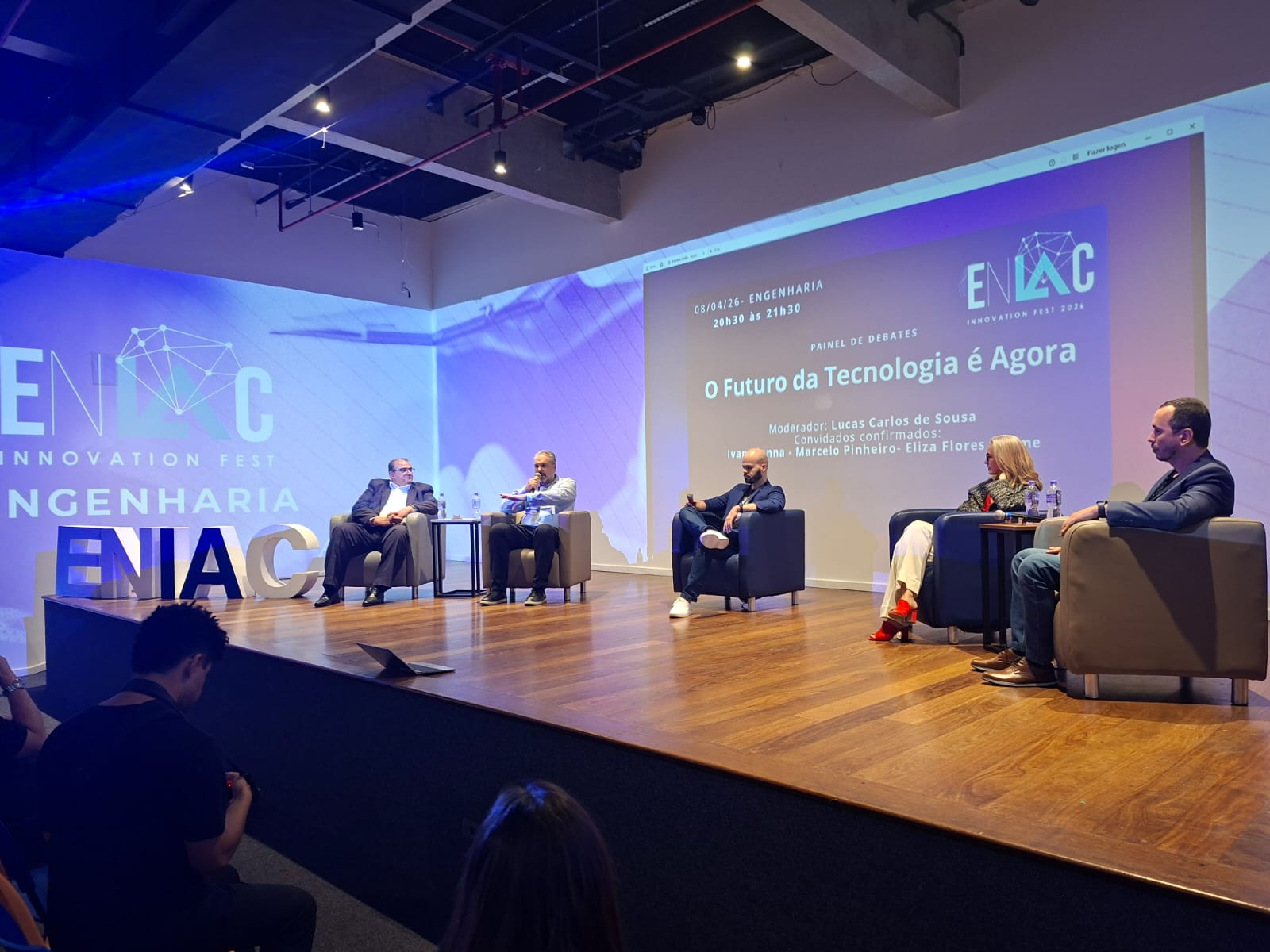 painel do Eniac Innovation Fest