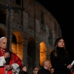 papa Leão XIV na Via-Sacra em Roma