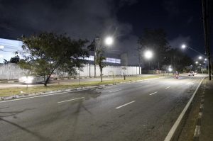 ponto de iluminação em LED