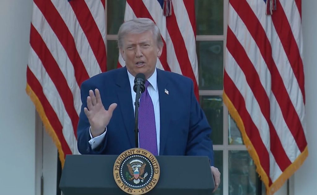 Donald Trump, presidente dos Estados Unidos