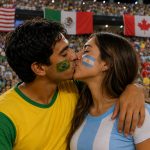 Torcedores do Brasil e Argentina