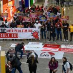 protesto pelo fim da escala 6x1 no Aeroporto