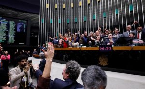 sessão na Câmara dos Deputados