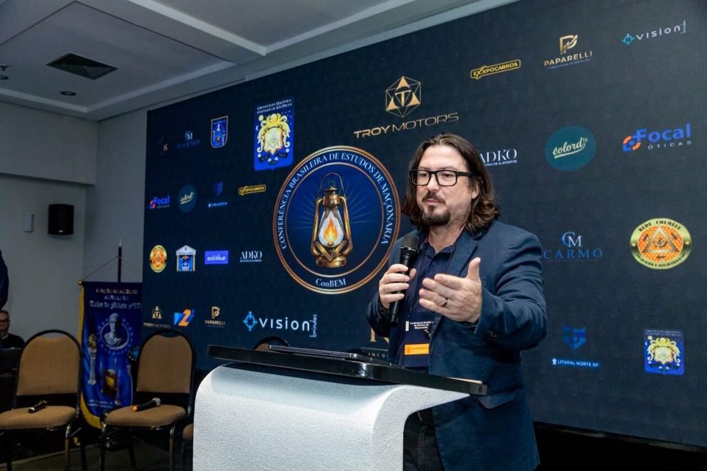 Joel Rodrigues na Conferência Brasileira de Estudos de Maçonaria