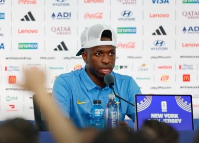 Vinícius Júnior, da Seleção Brasileira
