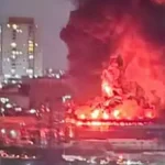 incêndio em galpão em Guarulhos
