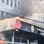 incêndio no 4º DP de Guarulhos