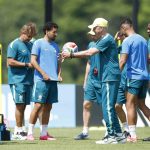treino da Seleção Brasileira
