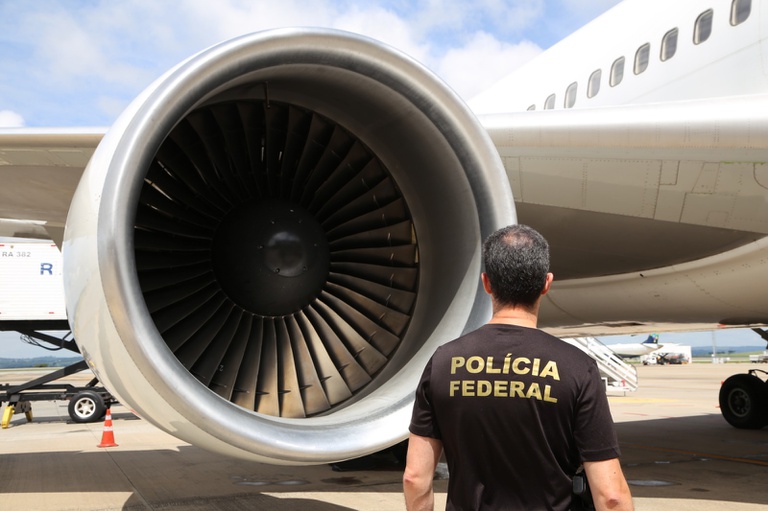 Polícia Federal no Aeroporto de Guarulhos