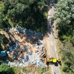 demolição de construções irregulares no Parque Estadual Itaberaba