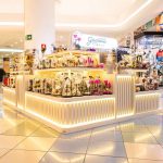 estande da Giuliana Flores no Internacional Shopping