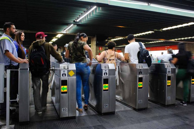 catraca do Metrô